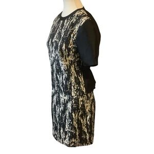 DENNIS MEROTTO 2 PIECE BLACK & WHITE PATTERNED SKIRT & TOP/ NWT/ Size 4